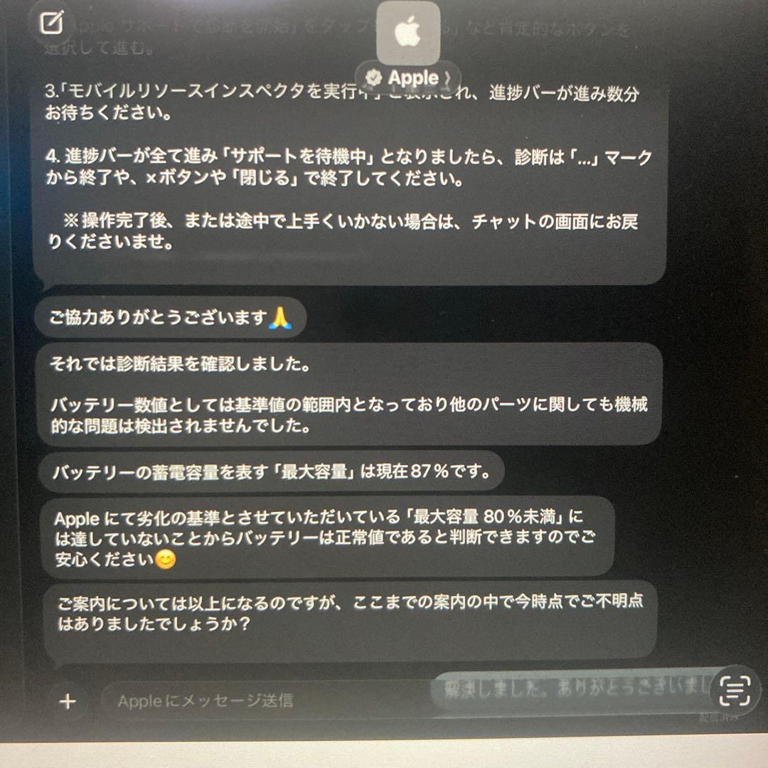 iPad 第6世代 64GB WiFiモデル バッテリー最大容量87%