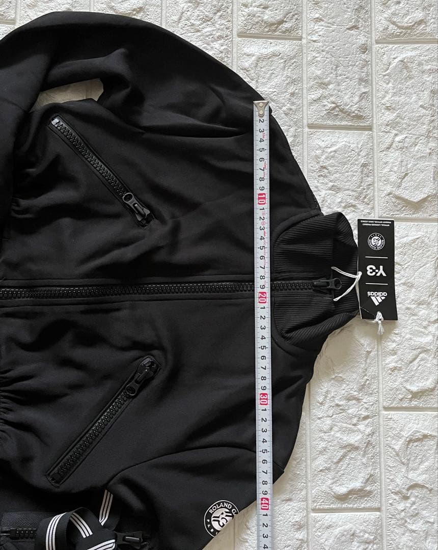 新品未使用ローランギャロスadidasY-3 ブラック クロップドジャケット