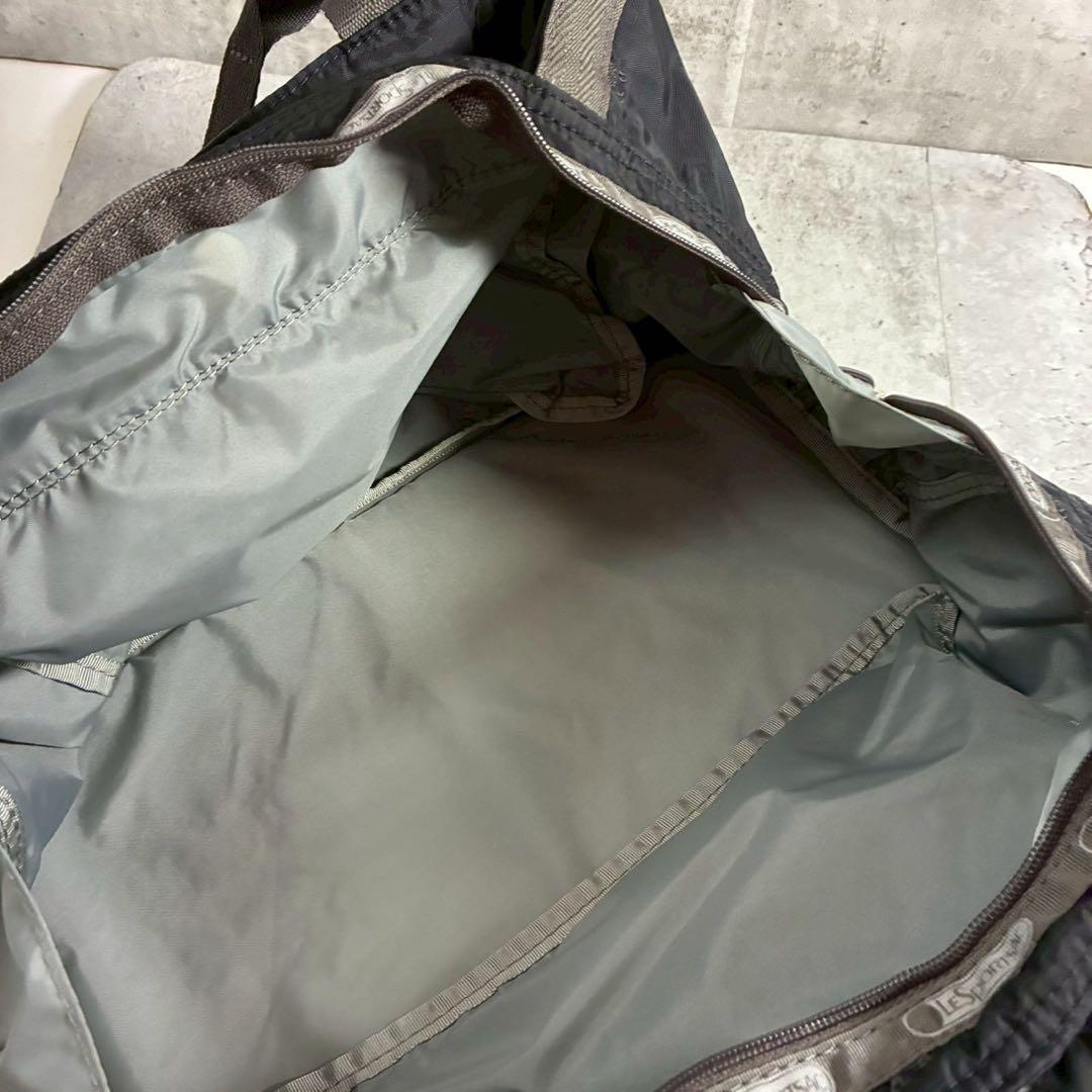 LeSportsac 　ボストンバッグ　 ポーチ　モリー　猫　ブラック　レスポ