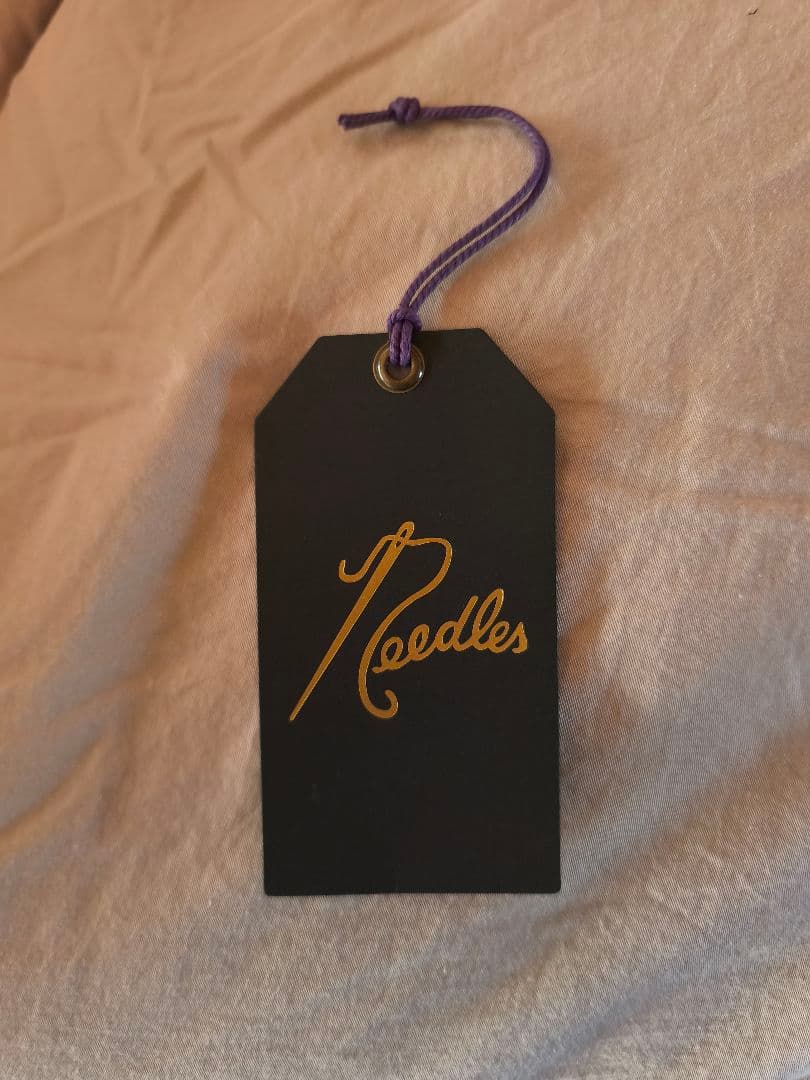 ニードルズ 蝶刺繍 ブラックナイロンジャケット ベスト Mサイズ