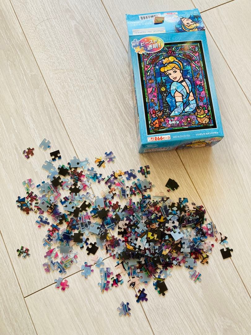 シンデレラ 透明ピース ジグソーパズル 266ピース
