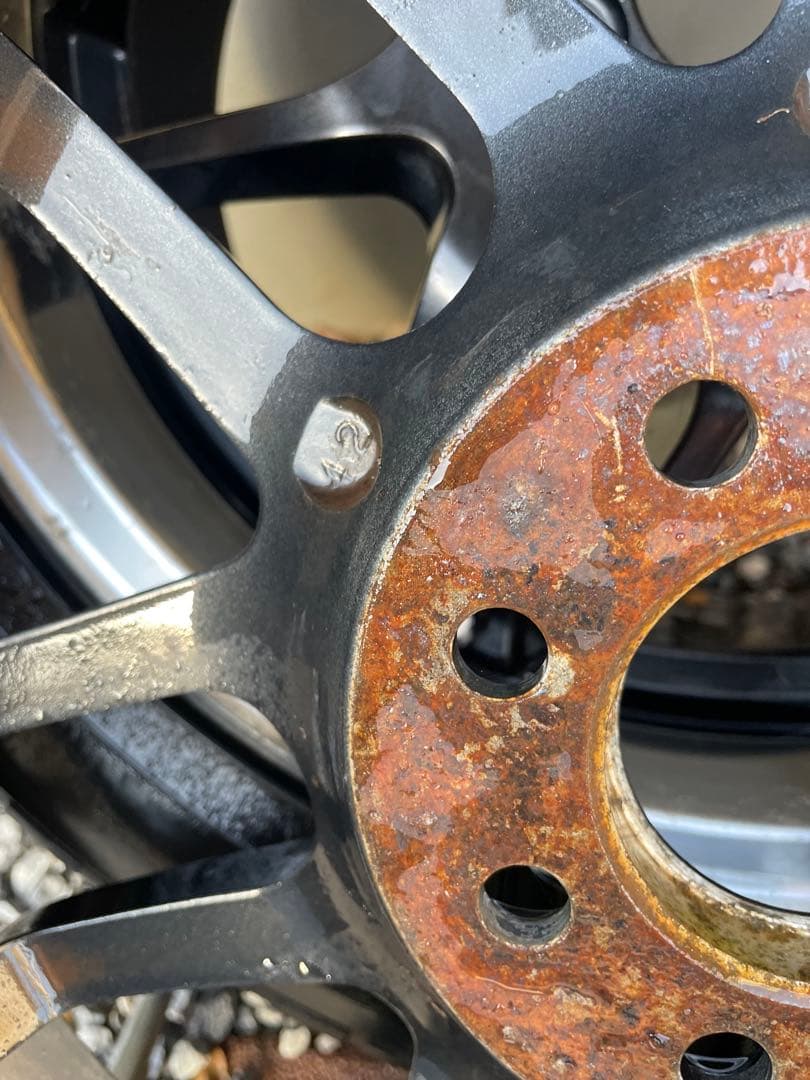 当時物、WORK　RSβ 15インチ 6.5J　4H　PCD100、+42