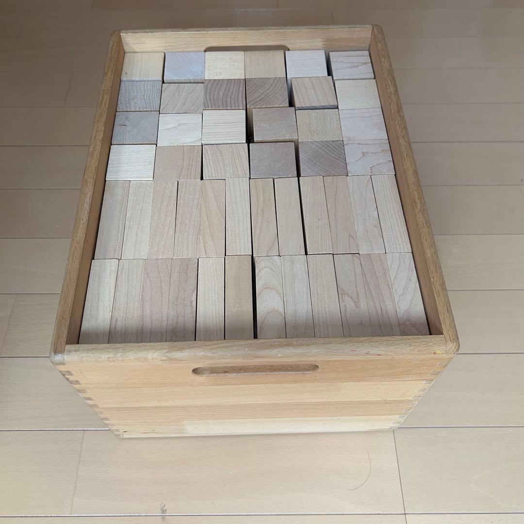 積み木　ドクスピールのレンガブロックセット(木箱入り)192ピース