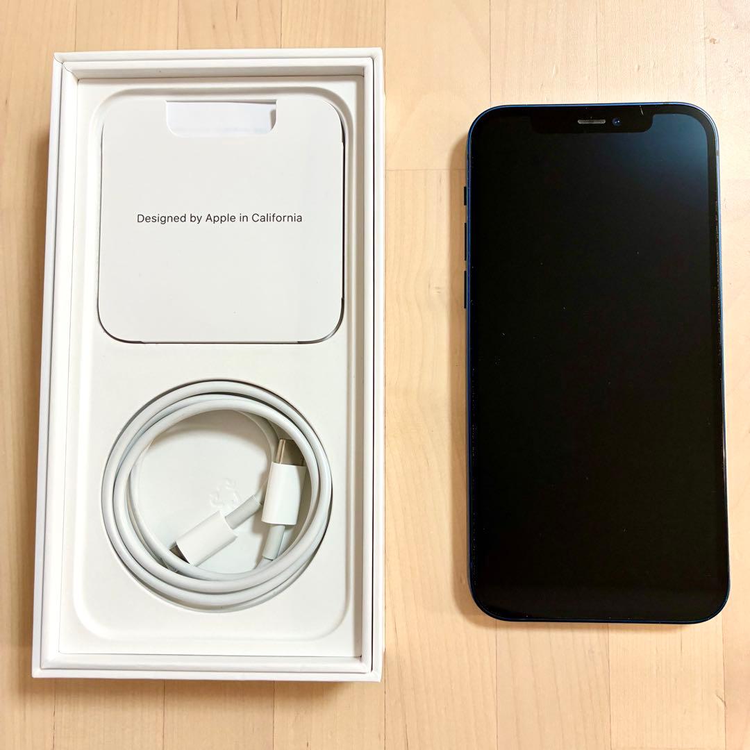 iPhone 12 128GB ブルー SIMフリー Apple Store購入