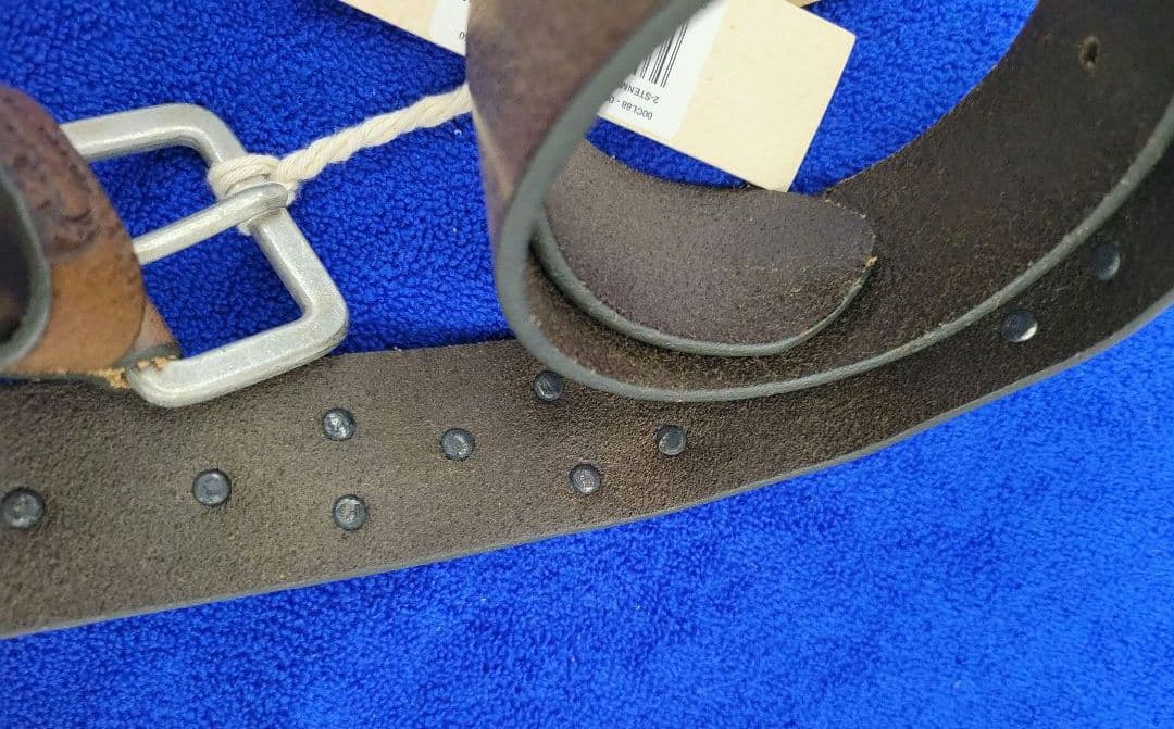 DIESEL レザーベルト　ロゴ付き