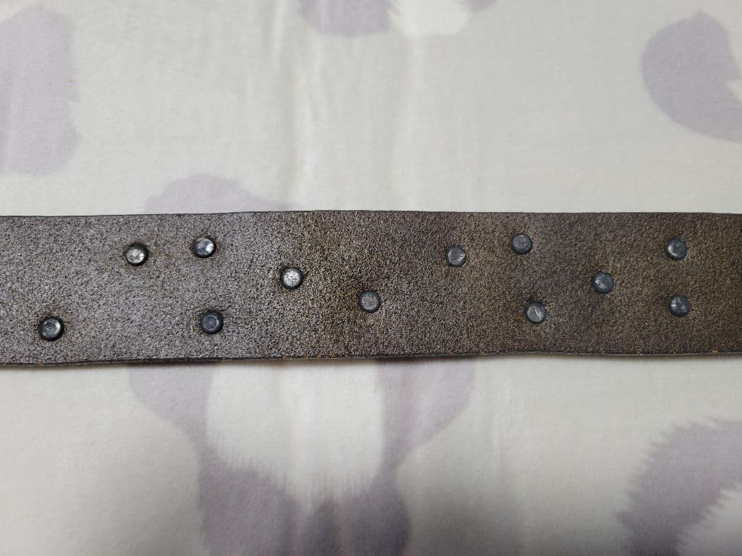 DIESEL レザーベルト　ロゴ付き