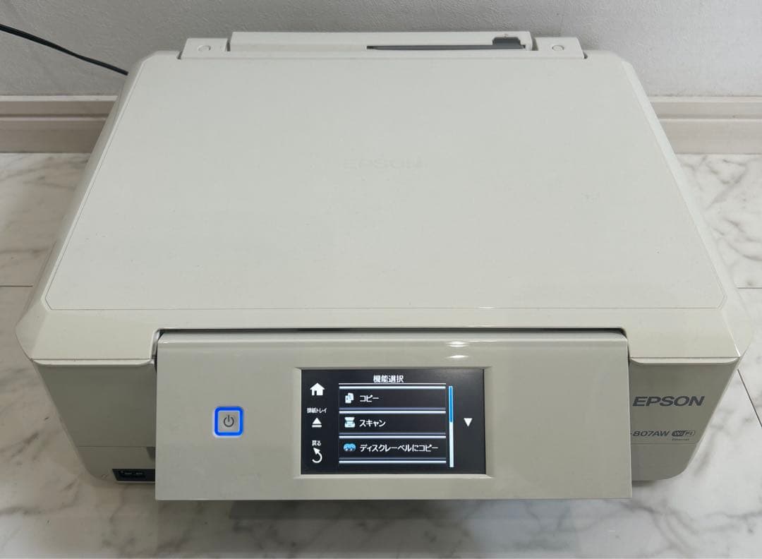 美品　EPSON エプソン　EP-807AW プリンター　WiFi対応　インク付