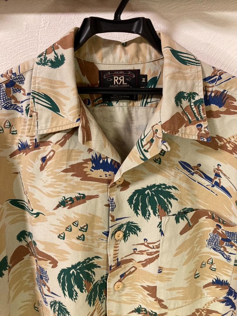 ②RRL アロハシャツ 三つ星 ダブルアールエル ラルフローレン Ralph