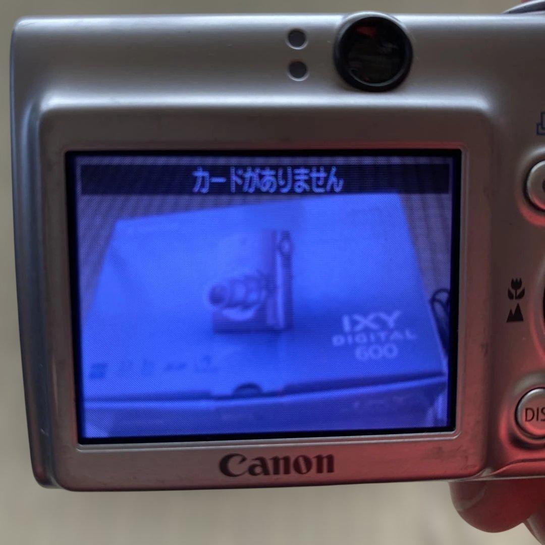 Canon IXY DIGITAL 600 シルバー デジカメ　キャノンイクシー