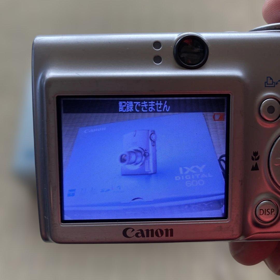 Canon IXY DIGITAL 600 シルバー デジカメ　キャノンイクシー