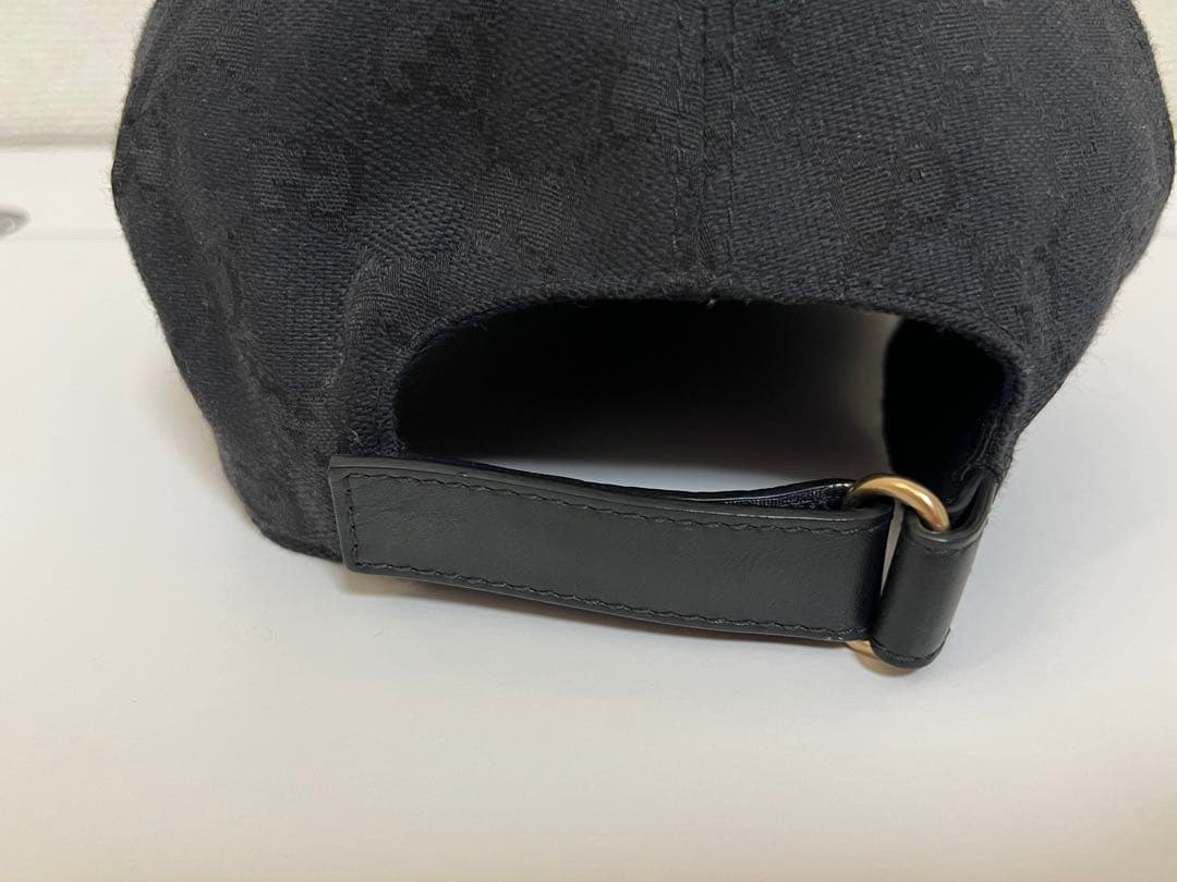 GUCCI グッチ キャップ GG柄 ブラック 正規品 男女兼用
