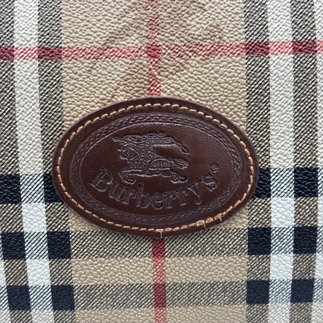 バーバリー ノバチェック 2way レザー ボストンバッグ ショルダーバッグ