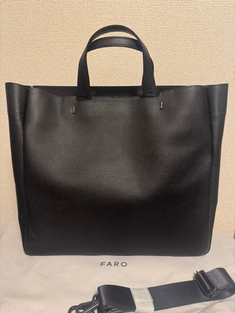 FARO Urban Square Tote3 BLACK トートバッグ