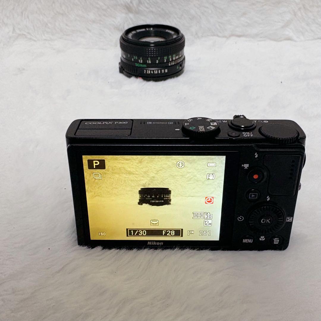 【外観極美品】 Nikon COOLPIX P300 コンパクトデジタルカメラ