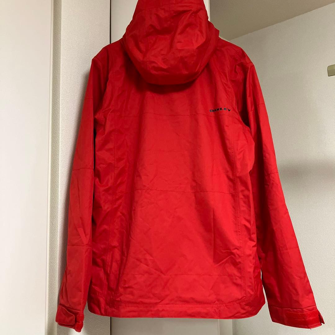 【新品】Oakley フード付きアウター ウェア スノーボード スキー 赤 L