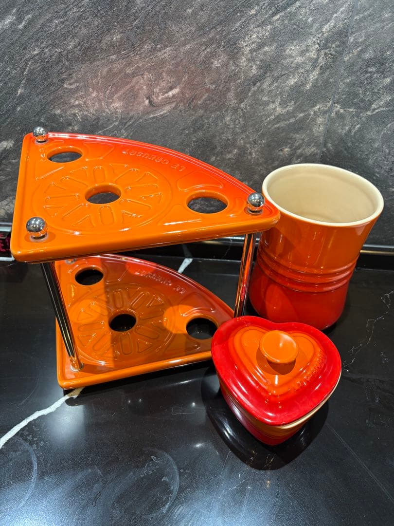 ル・クルーゼ スパイスラック 飾り棚 3点セット