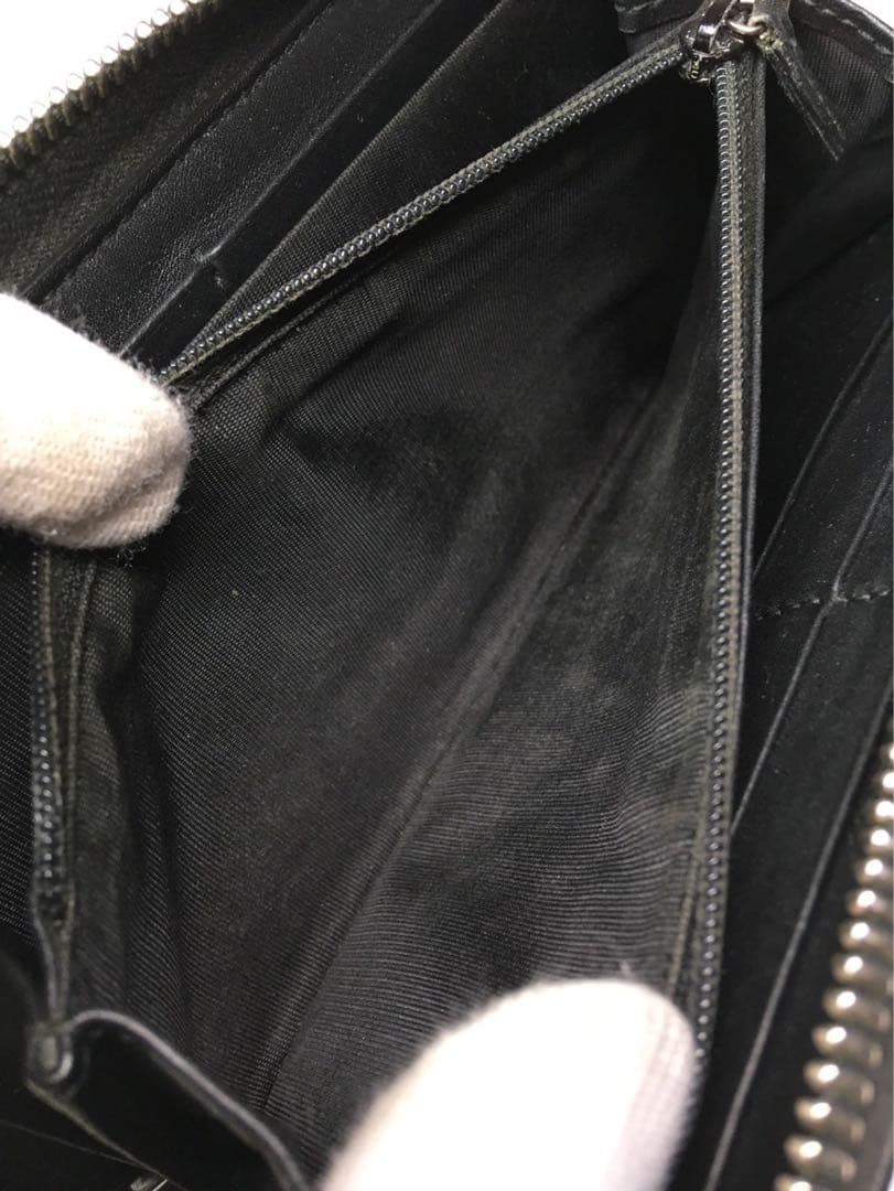 美品　グッチ　レザー　シェリーライン　長財布