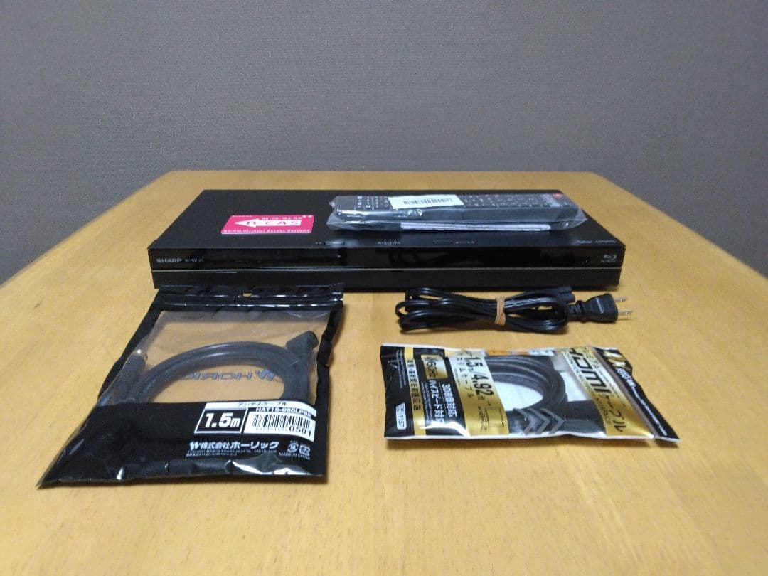 SHAPR AQUOSブルーレイレコーダ NW1100 2番組同時録画　保証付き