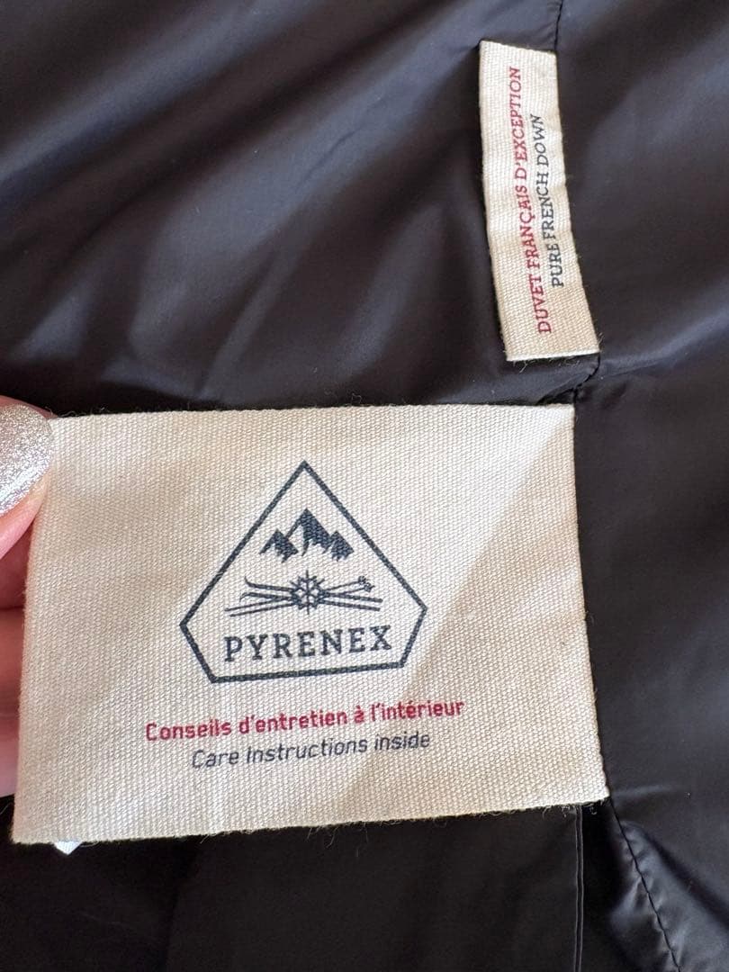 【PYRENEX】GRENOBLE ダウンジャケット ブラック 36
