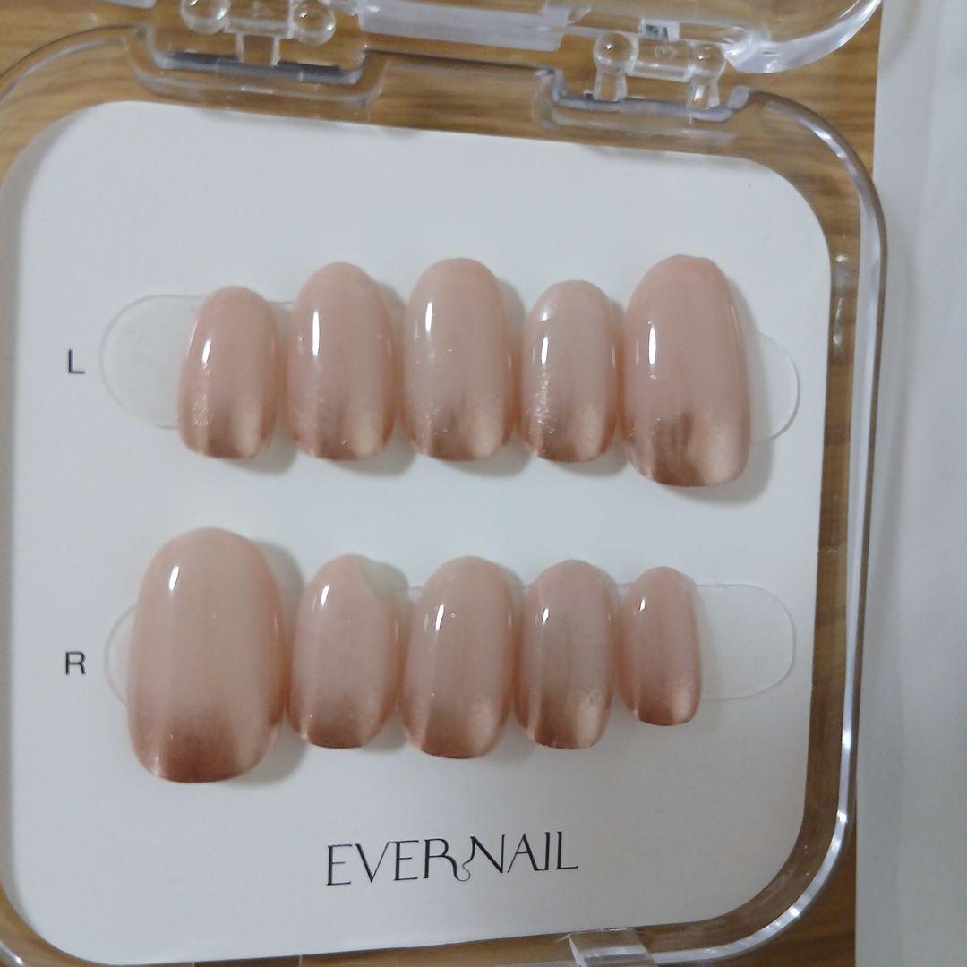 EVERNAIL 未使用　ミディアムオーバル未使用2種+使用済1種　おまけ付き