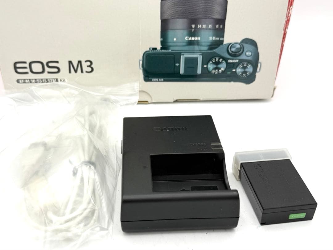 【完動品】Canon EOS M3 レンズセット ミラーレス 動作確認済み