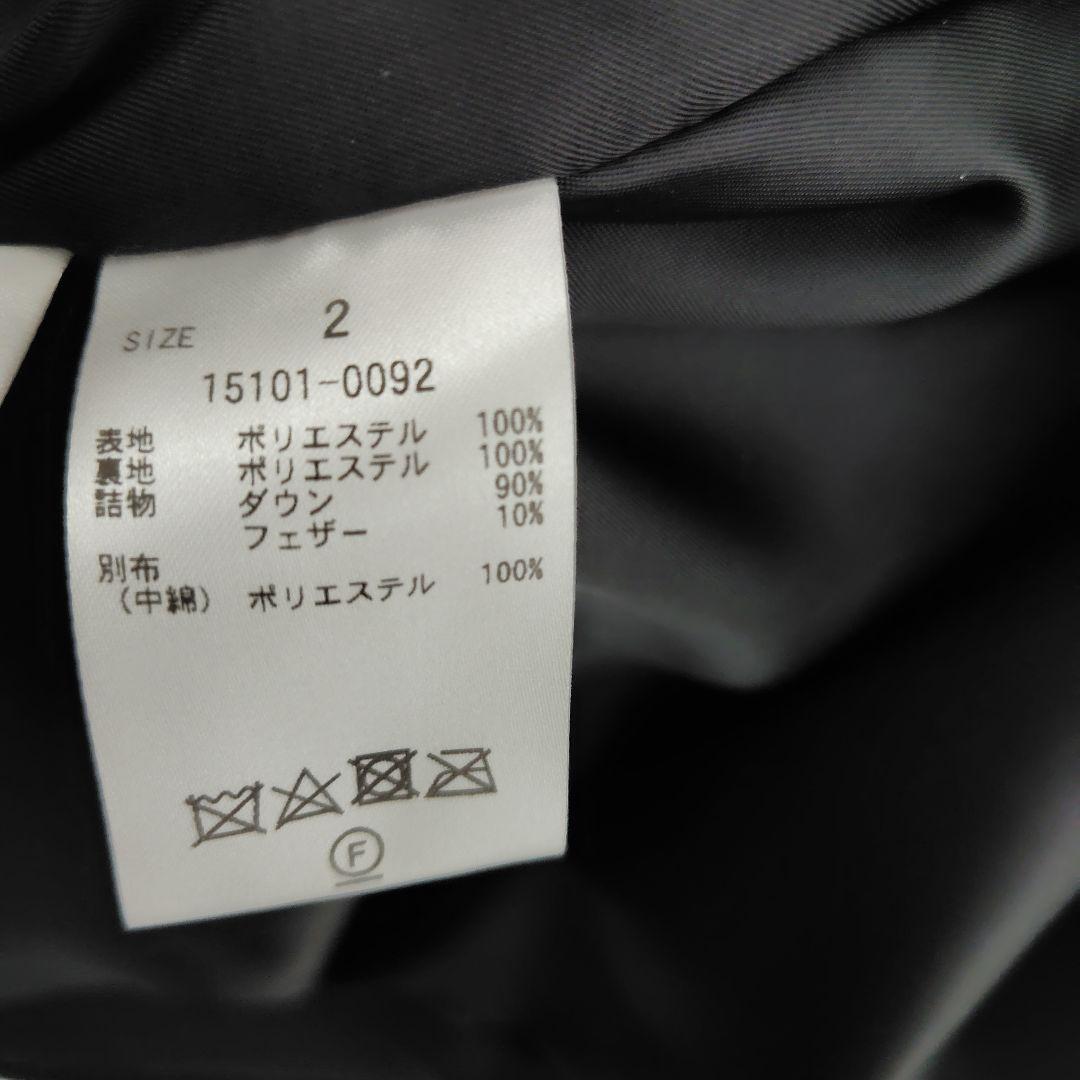 ✧CLANE✧ BALLOON HOODIE LONG DOWN COAT 黒