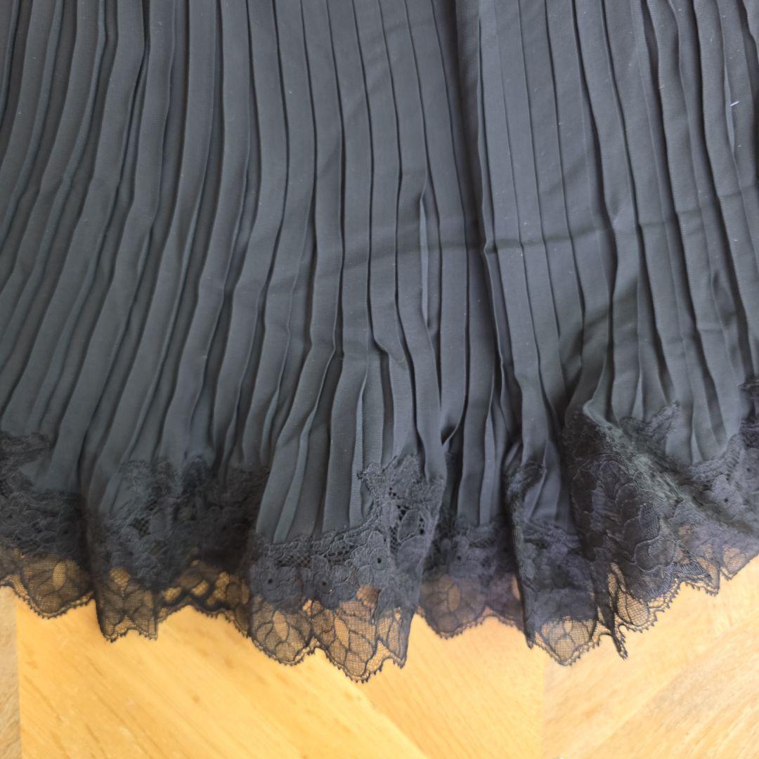 ワコール　トレフル　キャミ　ペチコート　新品　黒レース