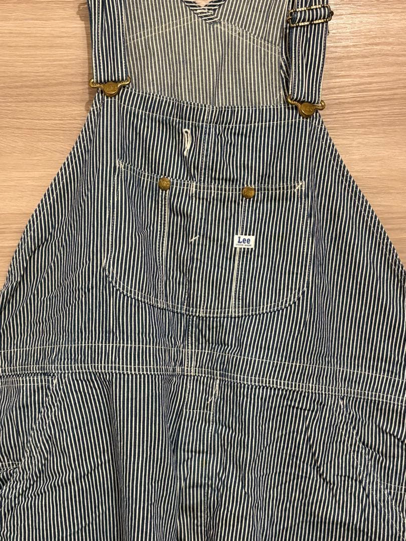 Lee UNION MADE ストライプオーバーオール