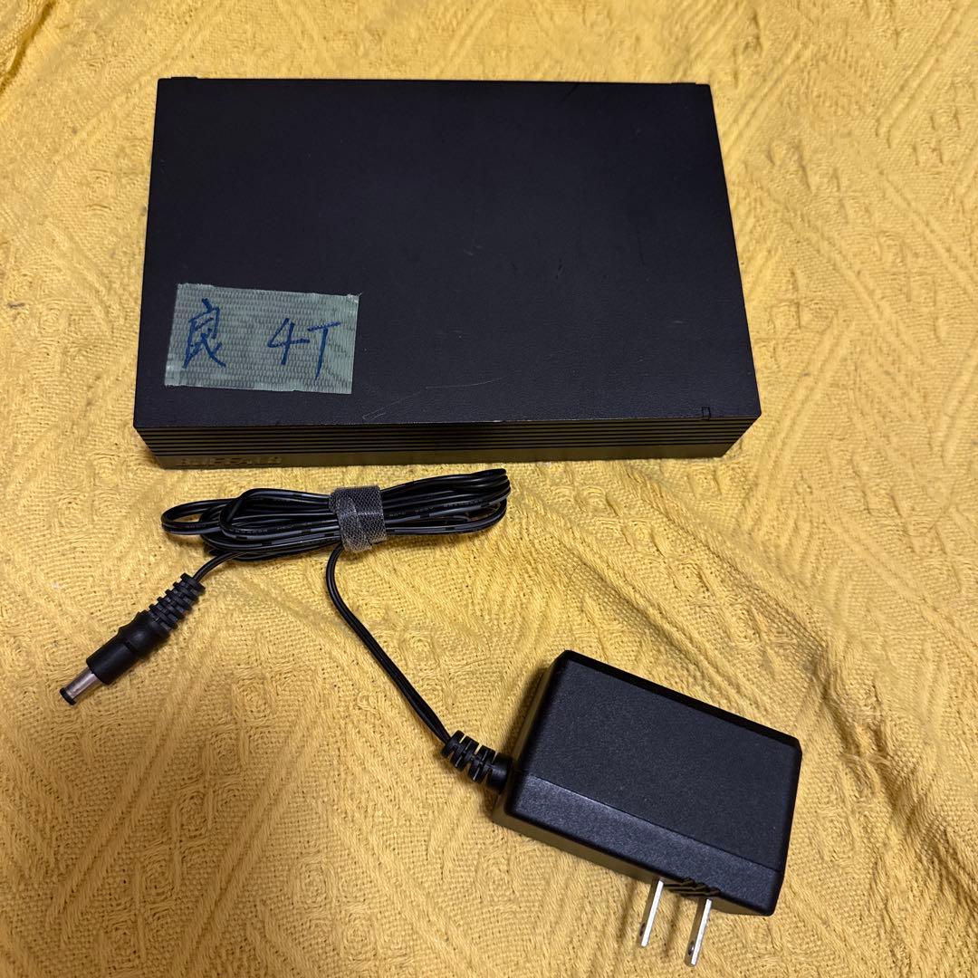 BUFFALO HD-AD4U3 4TB ブラックHDD、ハードディスクドライブ