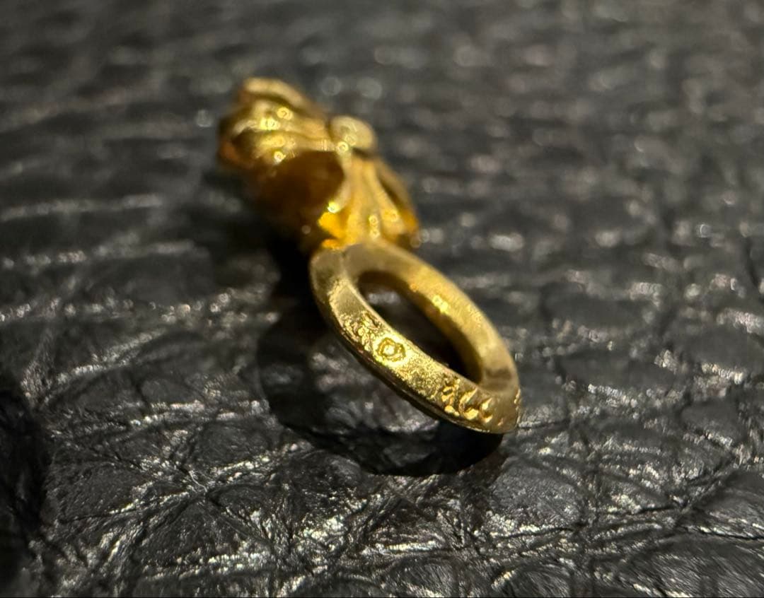 け*ゅ様 【良品】CHROME HEARTS クロムハーツ 22K スタックチャ