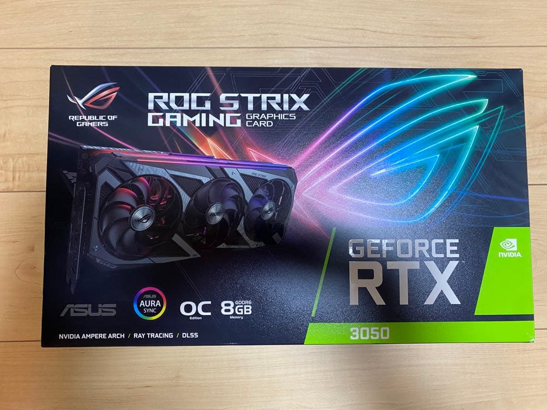 グラフィックボード・グラボ・ビデオカード ASUS ROG STRIX GeForce RTX 3050 OC 8GB