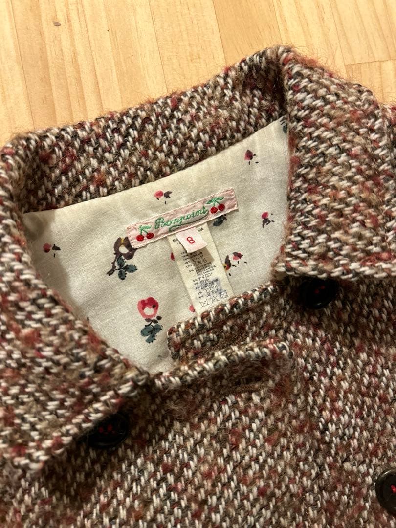 ボンポワン　ダブルブレストコート 8an