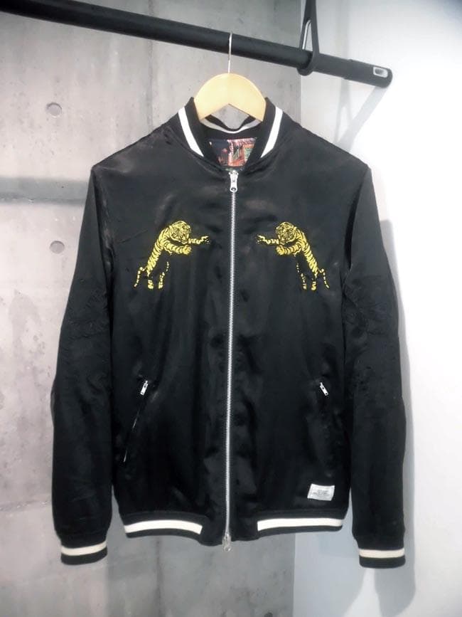 クライミー リバーシブル タイガー&アロハ ジャケット M 虎刺繍 スカジャン