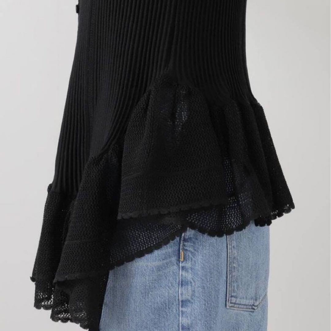 【美品】 TGOR/トゴール フリル キャミソール ブラック