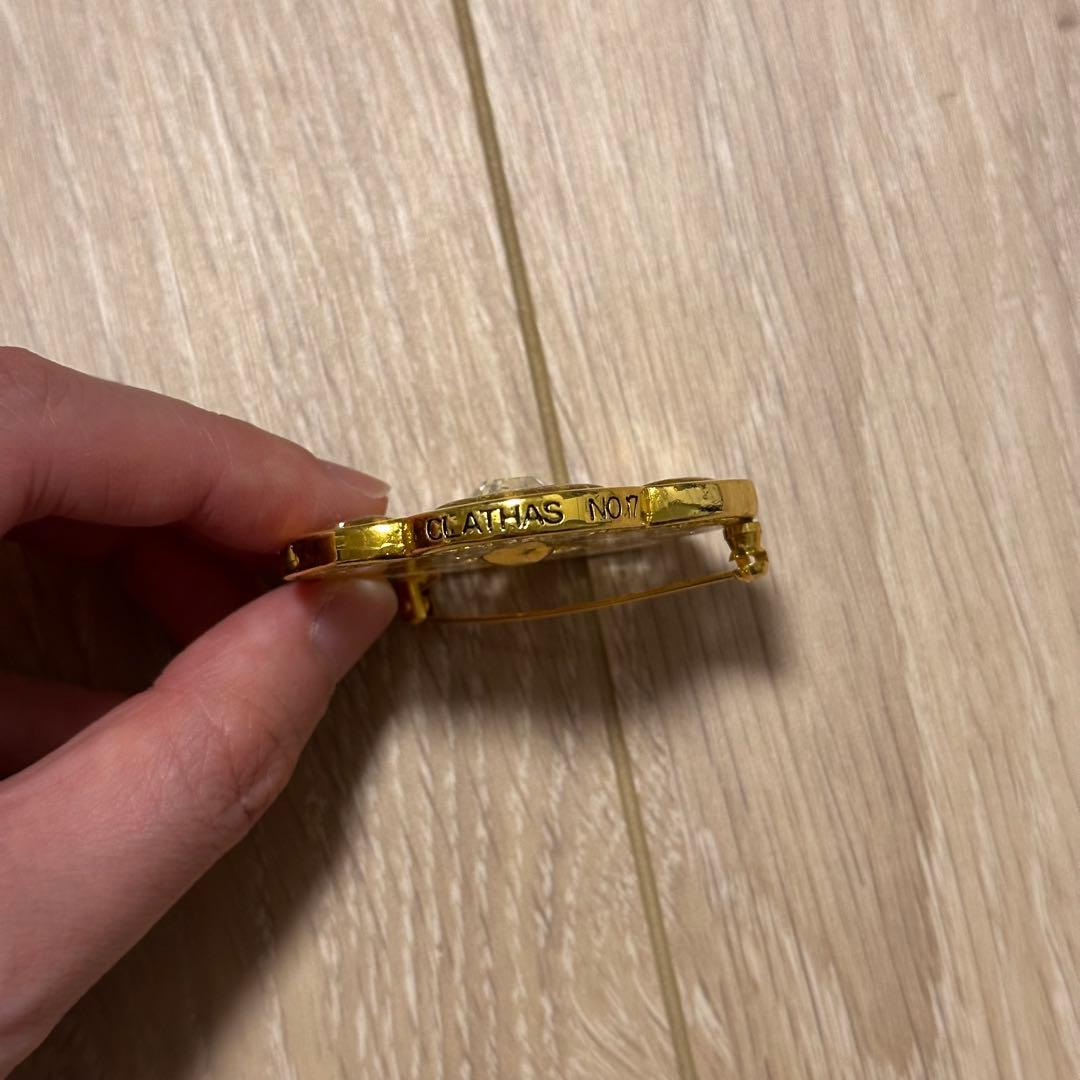 美品 レア 人気 クレイサス CLATHAS カメリアシリーズ ブローチ 4点