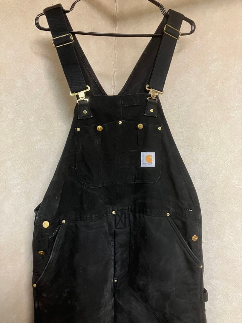 アメリカ製カーハートダブルニーオーバーオール