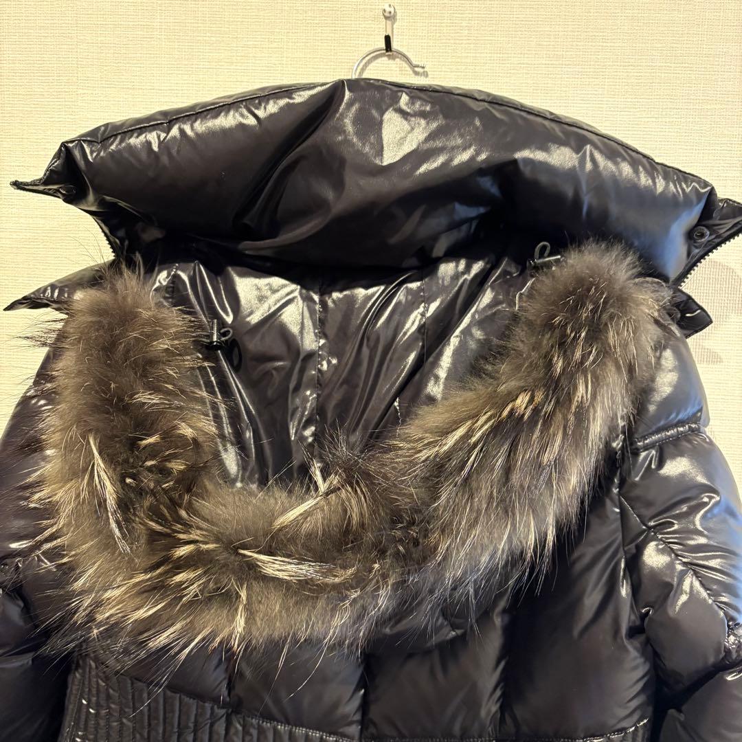 TATRAS ダウンコート ブラック ファー付き