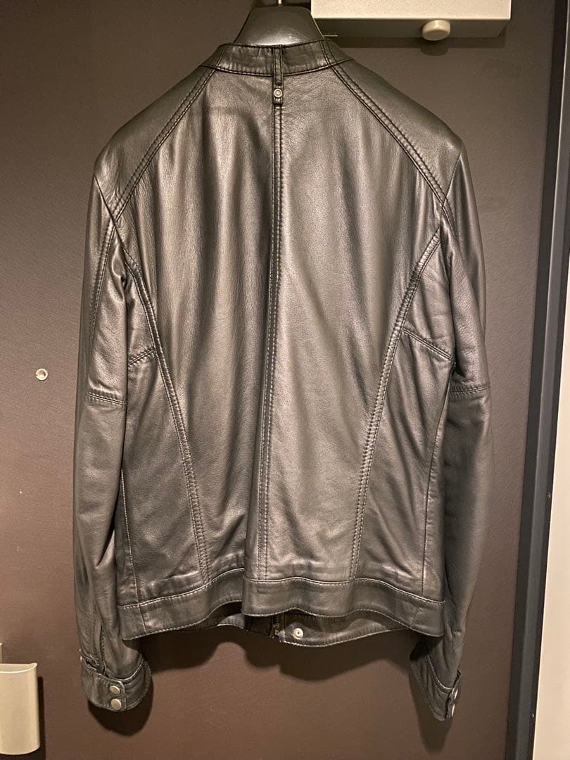 DIESEL ラムレザージャケット シングル ライダース