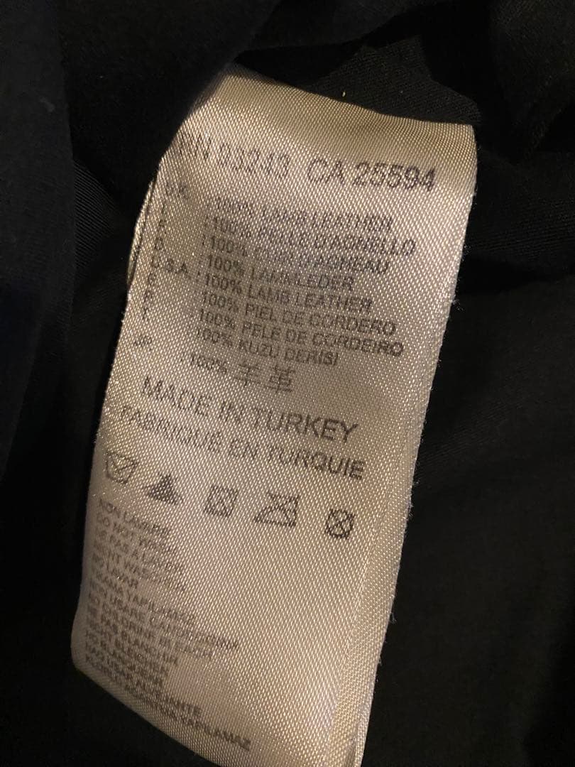 DIESEL ラムレザージャケット シングル ライダース