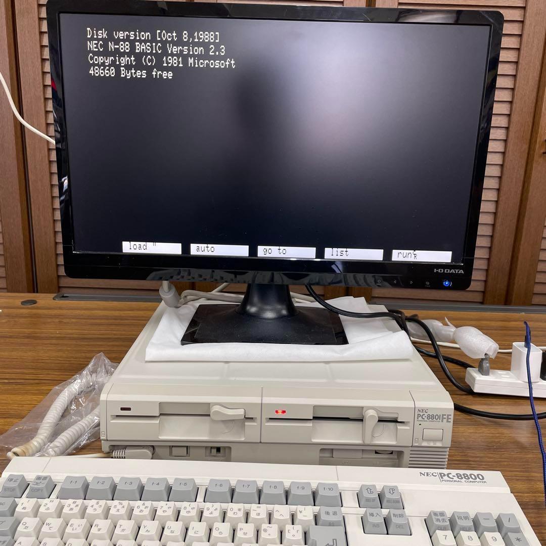【新品・未開封】NEC PC-8801FE 本体 キーボード付き （3 / 3)