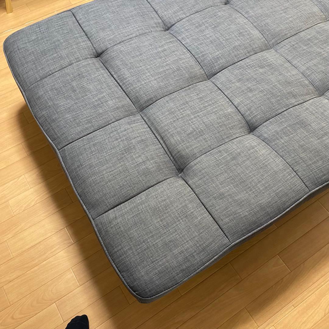 ソファ 3人掛け グレーオシャレ ソファーベッド