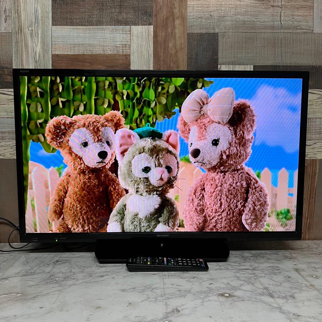 即日受渡❣️全国送料込シャープ 32型液晶テレビアクオス Wチューナー裏番組録画