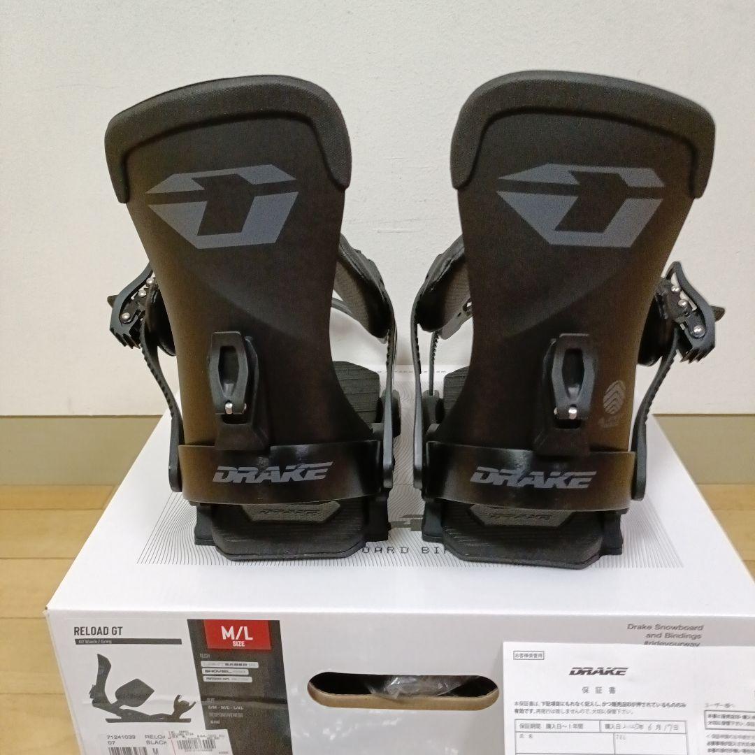未使用　24-25ドレイクRELOAD GT ビンディング M/L 　グラトリ