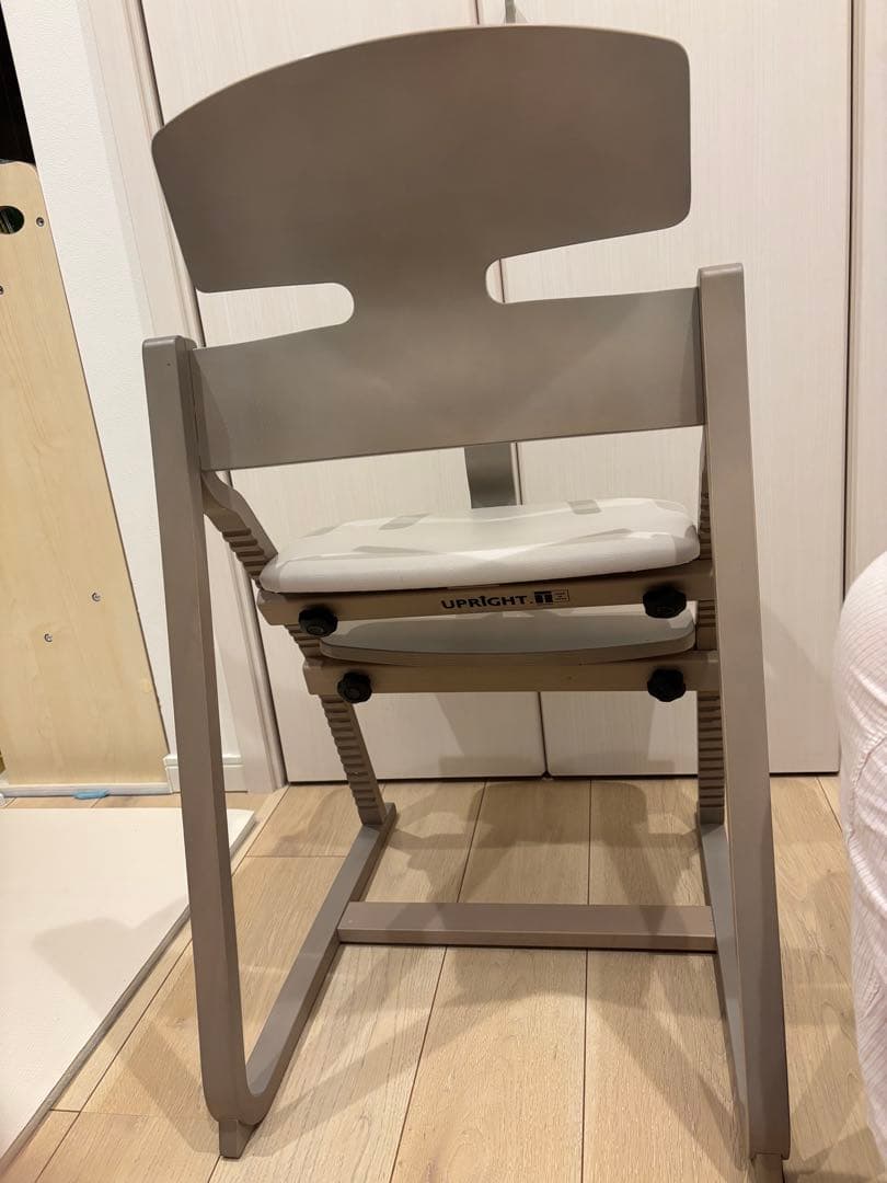 豊橋木工 アップライト チェア ベビーシート　ホールドクッション　ペブル　ピンク