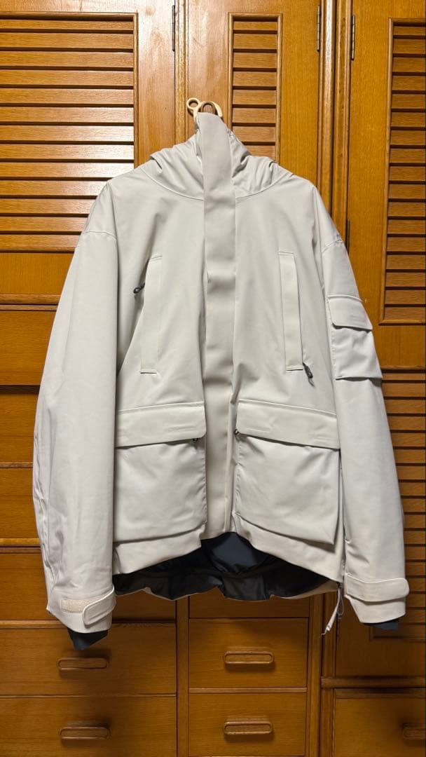 43degrees 43Dセットアップ　オフホワイトビブパンツ