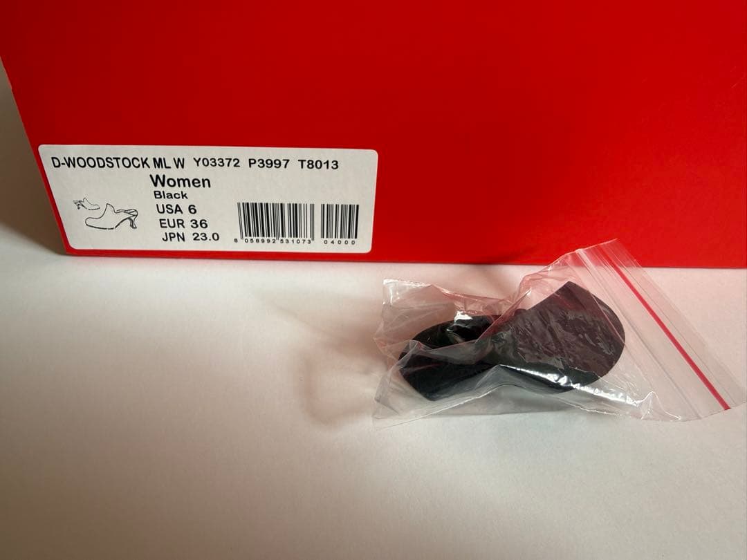 5000円オフ！美品！Diesel ロゴブラックデニム　サンダル 23cm