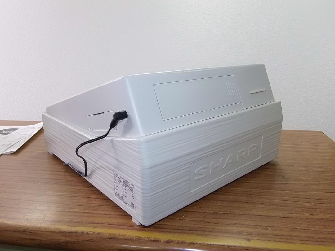美品37設定無料横型領収証シャープ８部門インボイスレジスターXE-A147