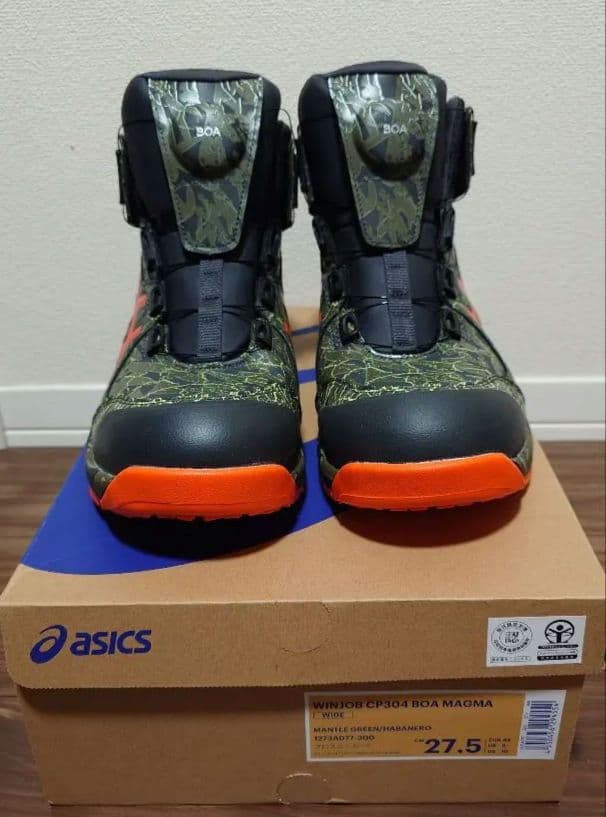 C*e様 【値下げ】アシックス安全靴　CP304 　限定マグマ 27.5cm