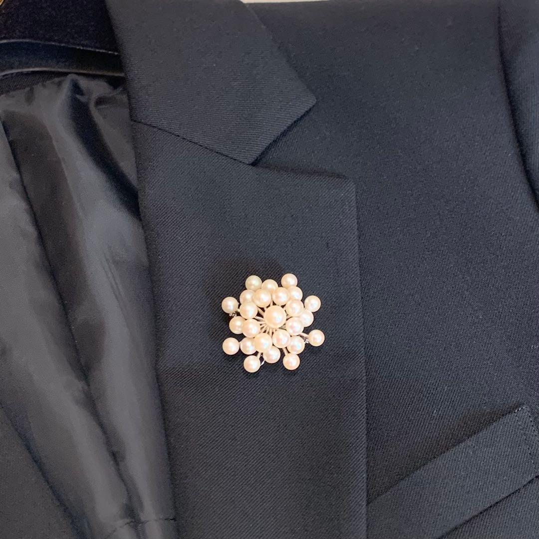 極上の逸品 アコヤ真珠 2WAY ピンブローチ ネックレストップ 25珠