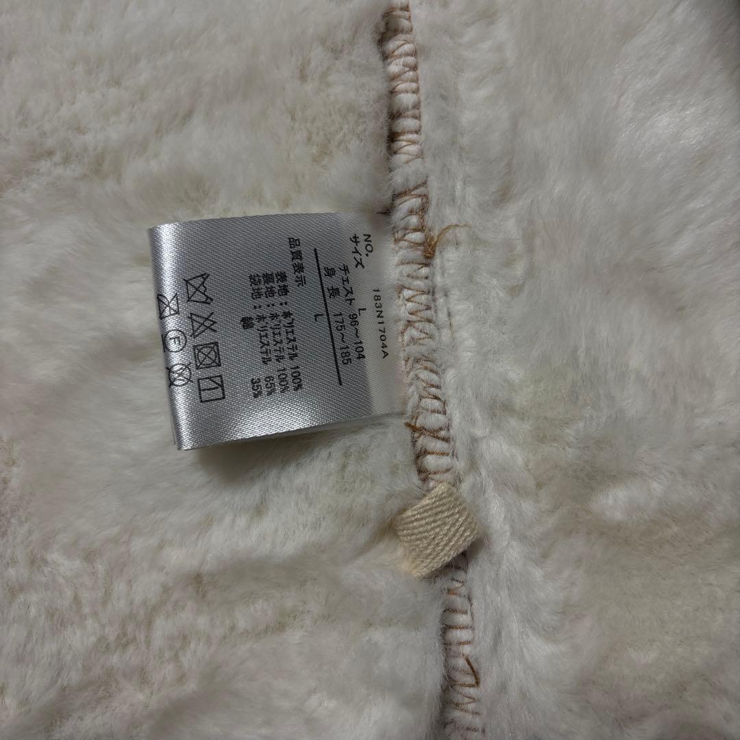 【美品】Norton ボアライニング カジュアルジャケット刺繍デザイン刺繍ロゴＬ